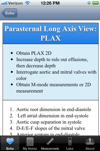 Echocardiography Pocket Reference by iSonographer screenshot 2