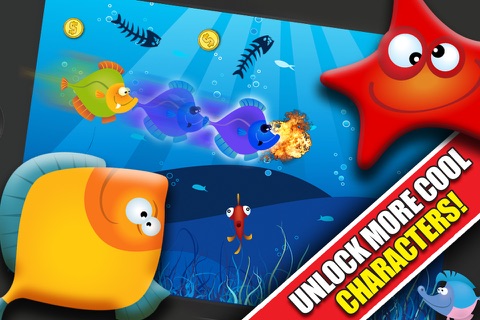 Shark Attacks! FREE : Hungry Fish Revenge Laser Shooting Racing Game - By Dead Cool Apps screenshot 3