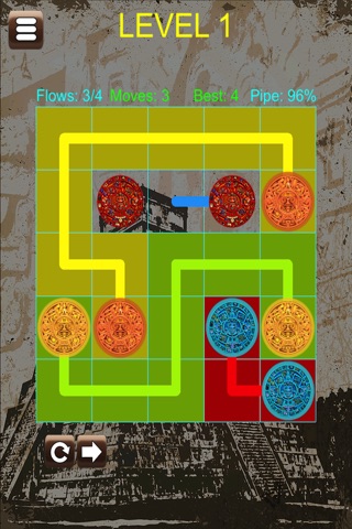 Mayan Flow Myth - An Ancient Puzzle Board Game screenshot 2