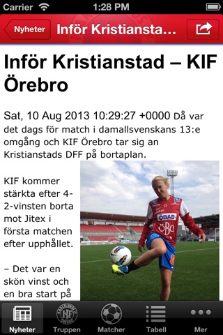 KIF Örebro screenshot 3