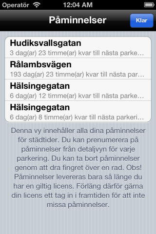 Gatuparkering Stockholm screenshot 3