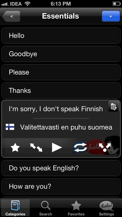 Lingopal Finnish LITE - talking phrasebook