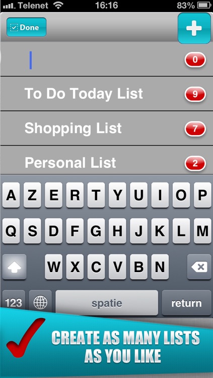 To Do-List for Getting Things Done! (create simple todo lists and check mark all your finished tasks) screenshot-3