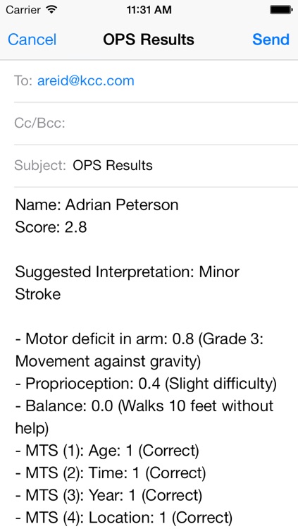 Orpington Prognostic Scale screenshot-3