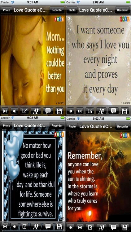 Love Quotes e-Cards. Customize and send love quote e-cards screenshot-3