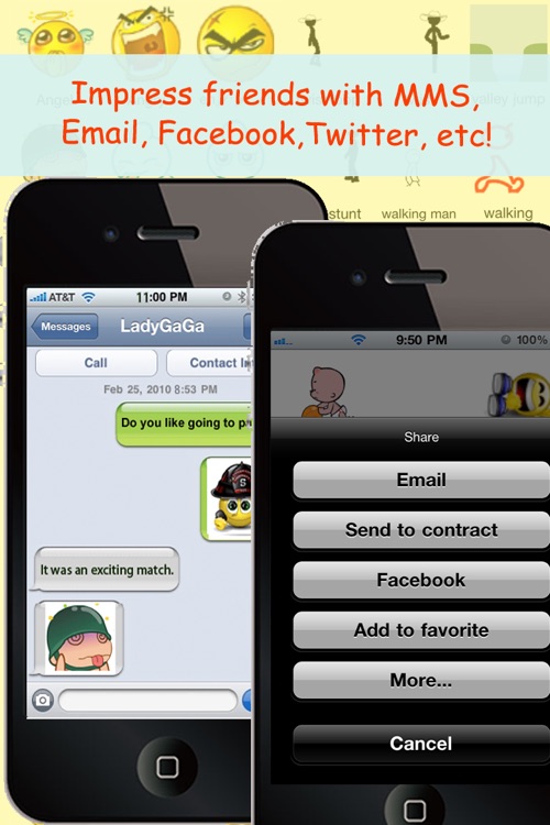 ALL 2D&3D Animations+Emoji PRO For MMS,EMAIL,IM!