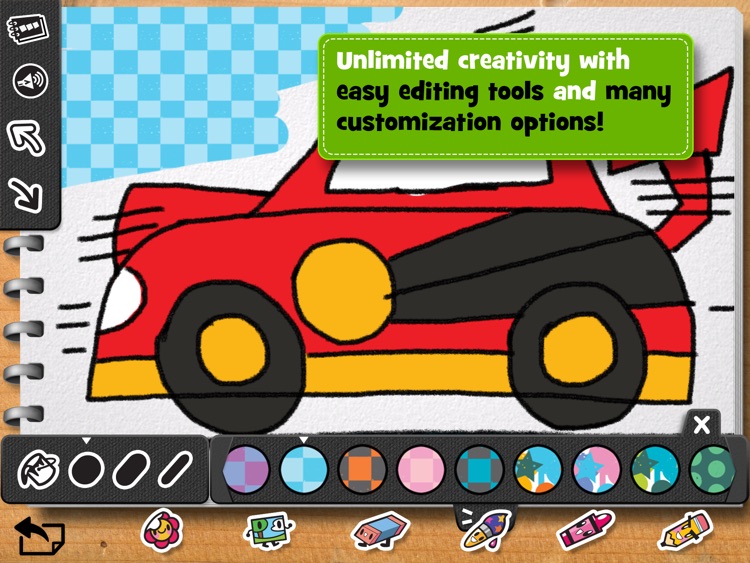 iLuv Drawing Vehicles HD - Kids learn how to draw cars, trucks, train, plane and more step by step