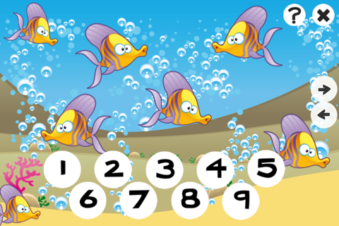 123 Counting For Kids Learning Math With Fun Game!Play With Me&Learn To Count The Underwater Animals screenshot 2