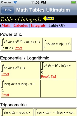 Math Formulae Ultimatum Lite screenshot 4