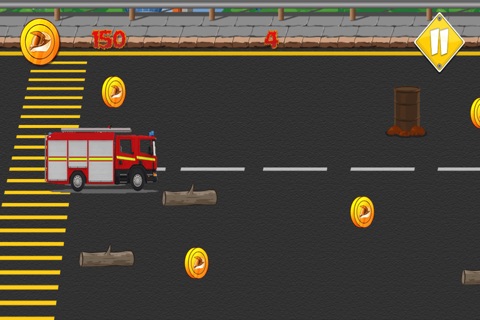 City Firetruck Racing - A Fun Fire Engine Driver Race Game for Kids screenshot 4