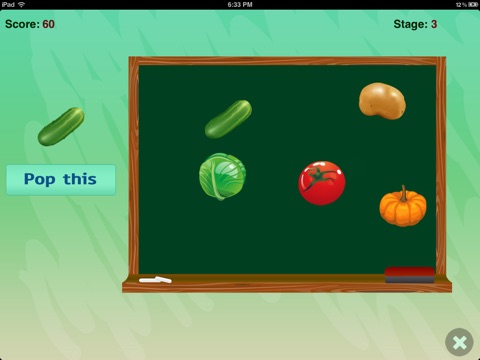 Kids Vegetables and Fruits Flash Cards screenshot 4