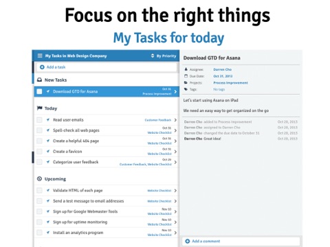 GTD for Asana - Do less. Get more done. screenshot 2