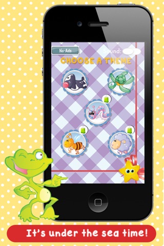 Best Memory  Exerciser Game  -  animal shapes matching for  training and concentration skills improvement for kids . screenshot 2