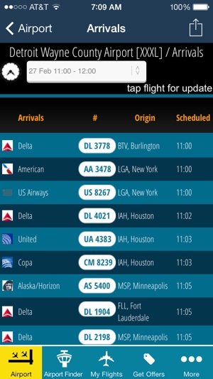 Detroit Airport DTW Flight Tracker Wayne County(圖3)-速報App