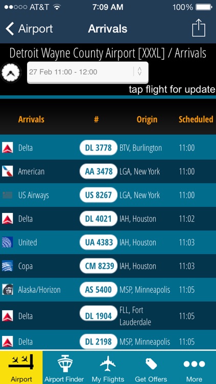 Detroit Airport DTW Flight Tracker Wayne County