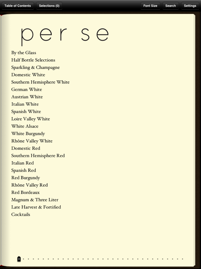 Per Se Wine List