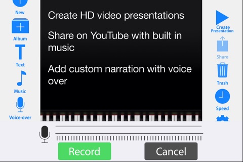 WiPoint - Make HD video presentations & slideshows screenshot 3