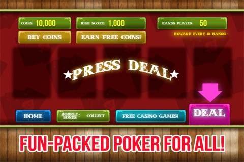 Ace Classic 5 Card Draw Jackpot Poker - Ultimate Vegas Casino and Slots Game screenshot 3