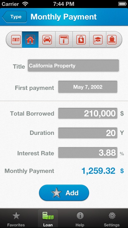 Loan Calculator - Credit Mortage Payment Simulation screenshot-3