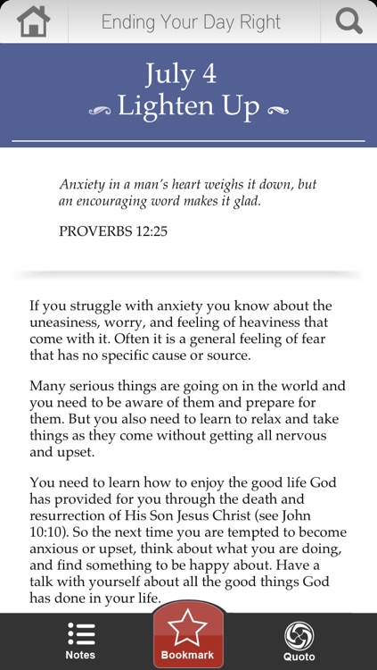 Ending Your Day Right Devotional