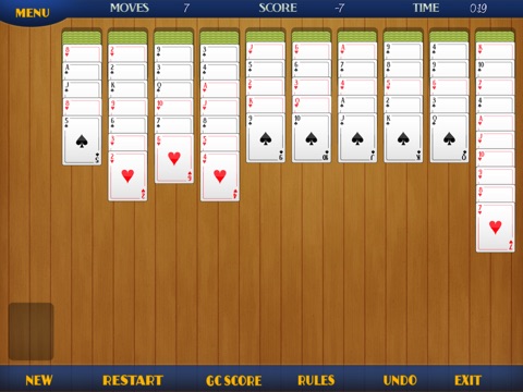 TF Spider Solitaire HD free screenshot 4