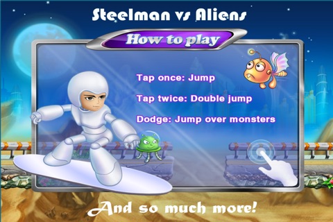 SteelMan Vs Aliens Free - Time Wars Runner Edition screenshot 4