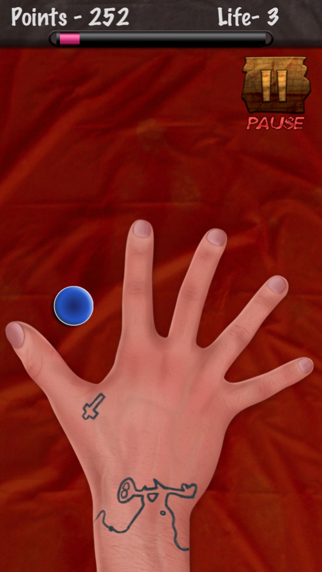 Finger crash - The Rusty Cage ' Knife Game Song ' official free game ! 1.5 IOS -