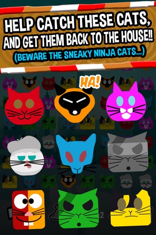 Catch Ze Cats - Uber Match 3 Puzzle Game screenshot 2