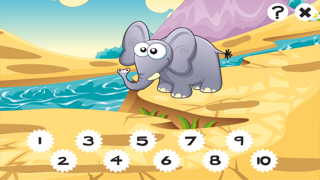 How to cancel & delete Savannah counting game for children: Learn to count the numbers 1-10 with safari animals from iphone & ipad 3