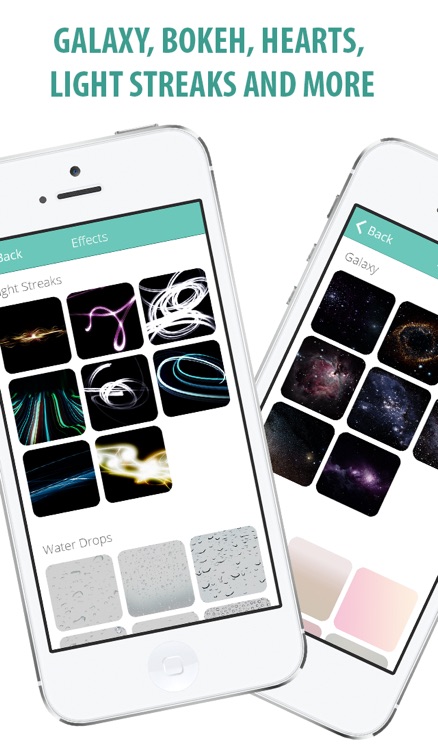 Selfie Effects - Apply Galaxy, Bokeh, Hearts And Ombre Overlays To Your Photos