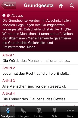 bpb: Das Grundgesetz screenshot 2