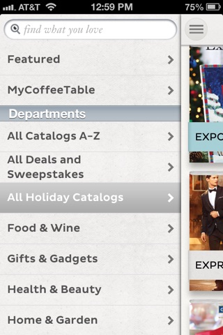 CoffeeTable: Catalog shopping for the iPad and iPhone screenshot 4