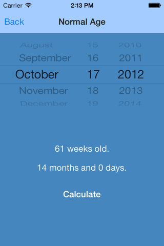 Baby Age Calculator screenshot 2