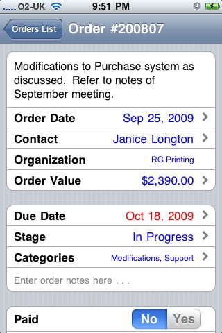 Sales Order Manager