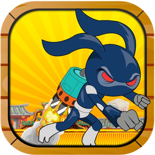 Ninja Bunny Jetpack Hero Mission - An Awesome Jade Carrot Princess Rescue Frenzy Icon