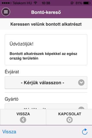 Bontó Kereső screenshot 3