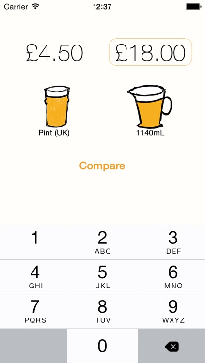 Cheapr - The unit price calculator for beer!