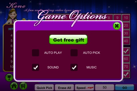 Keno Casino Party Gold-Land for Free screenshot 4