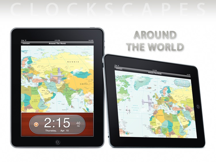 Clockscapes Moving Pictures - Animated Clock Display! screenshot-3