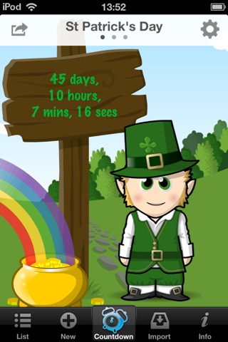 WeeMee Countdown screenshot 2