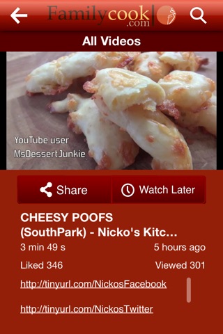 Family Cook for iPhone screenshot 2