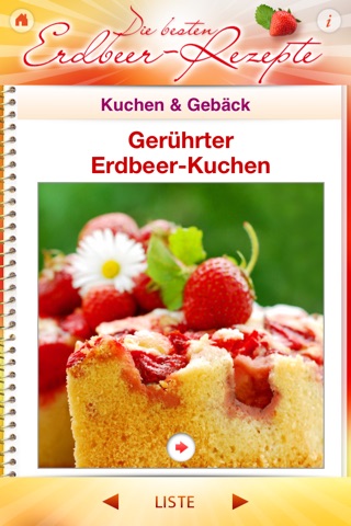 Erdbeer-Rezepte - Kreative und verführerische Rezept-Ideen rund um die Erdbeere für jeden Geschmack! screenshot 3