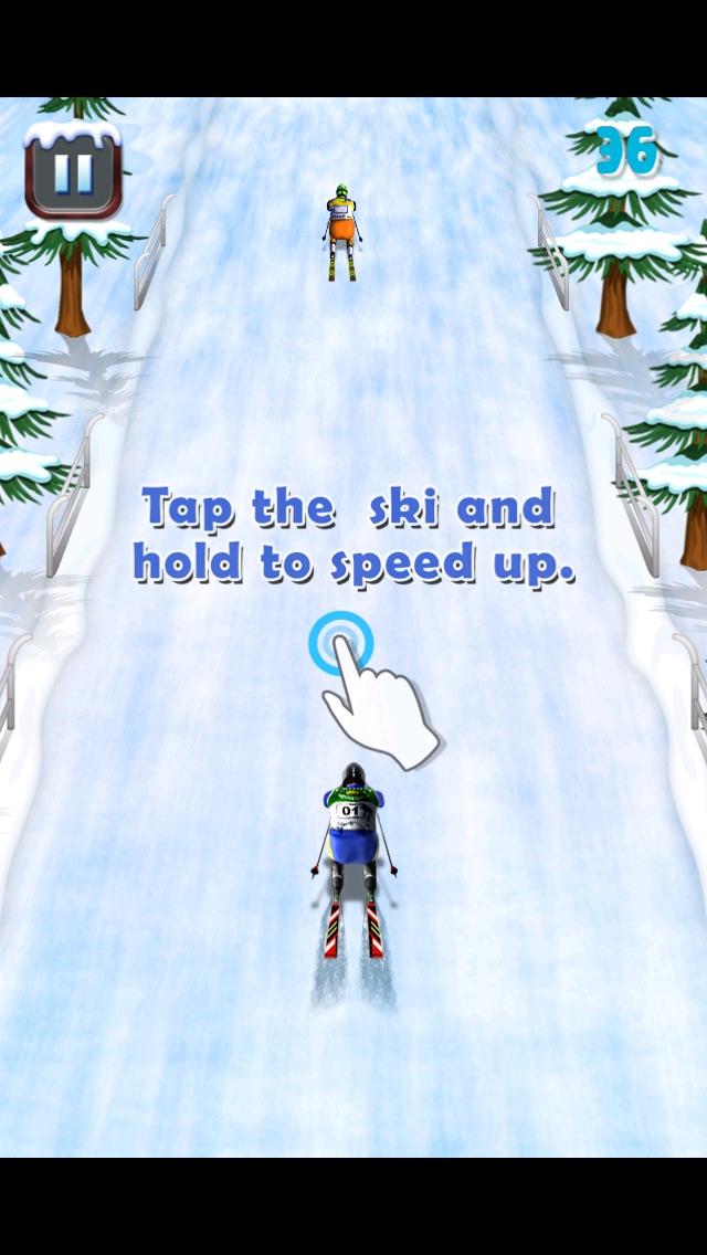 SKI RACE TIME - SURFER SNOW SKIING ON SAFARI SLOPES 2.2 IOS