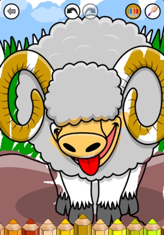 Coloring Board - Coloring for kids - Farm Animals screenshot 2