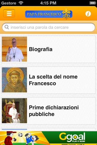 Papa Francesco screenshot 2
