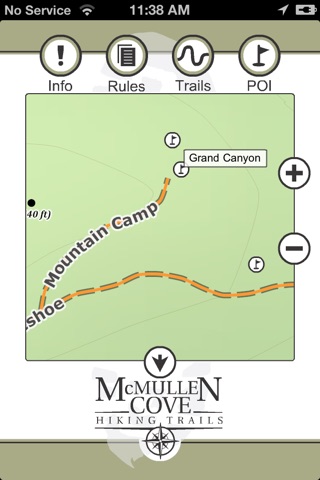 McMullen Cove Hiking Trails screenshot 2