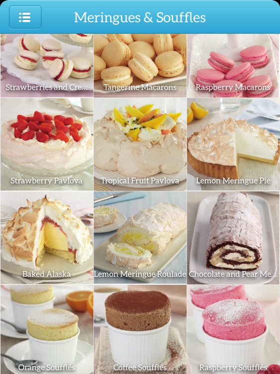 Dessert Recipes - TK Photo Cookbook for iPad