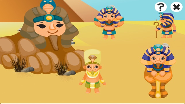 活躍！ 學習遊戲古埃及兒童： 學習和娛樂 與木乃伊，法老和金字塔