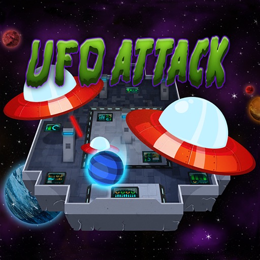UFO Attack -Rolling ball game icon