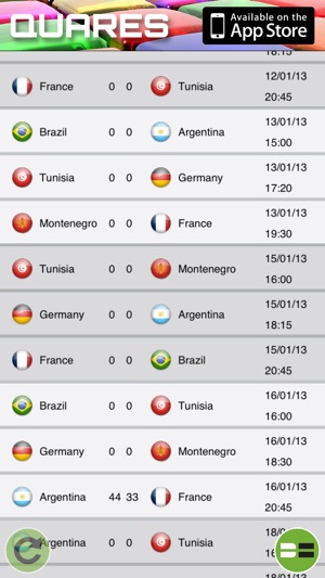 Handball WC2013 Scoreboard(圖2)-速報App